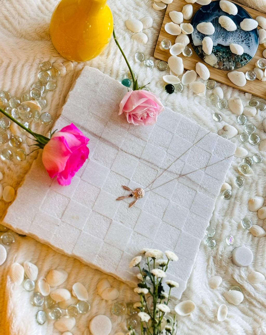 Everlie necklace - rose gold