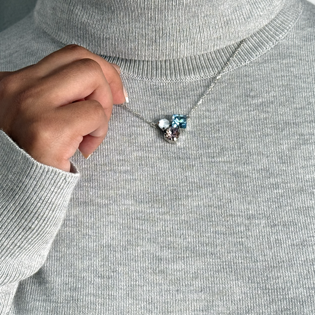 Ivy necklace - silver