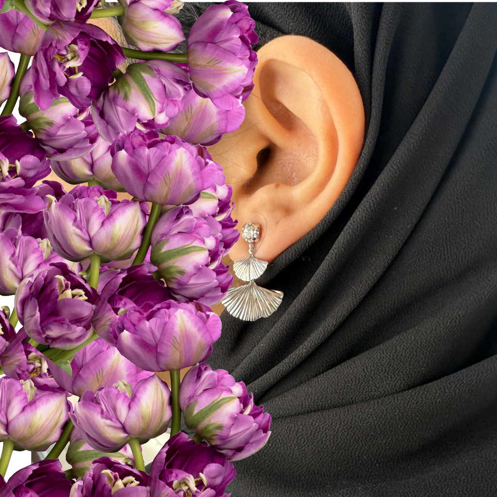 Mia earrings - silver