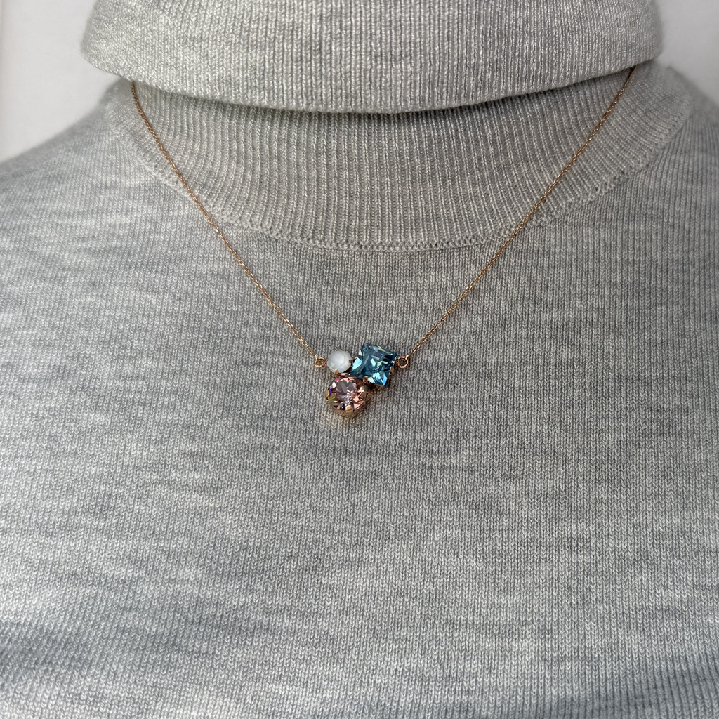 Ivy necklace - rose gold