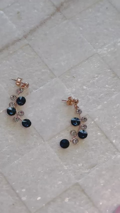 Aurora earrings - rose gold