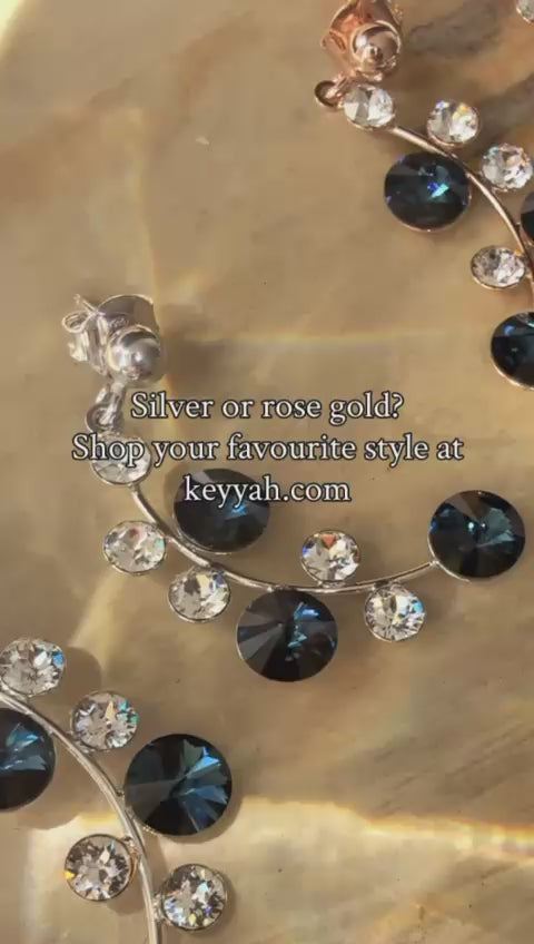 Aurora earrings - silver