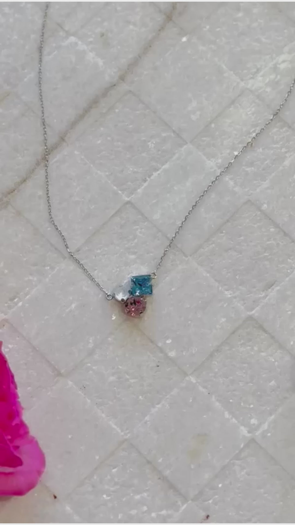 Ivy necklace - silver